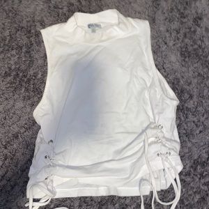 White tank top